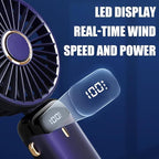 Jsdoin Hand Held Fan,Portable Handheld USB Rechargeable Fan