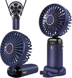Jsdoin Hand Held Fan,Portable Handheld USB Rechargeable Fan