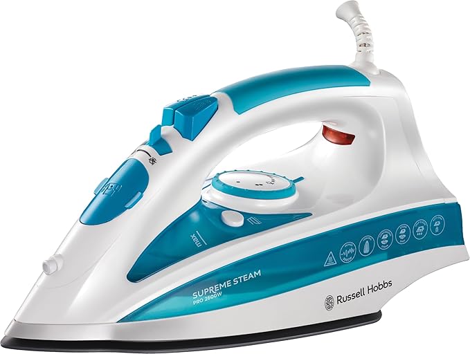 Russell Hobbs Steam Iron [2600W,210g extra steam boost, 70 g/min steam]