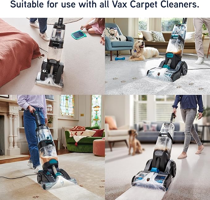 Vax Original 1.5L Carpet Cleaner Solution, Stain Remover Shampoo, Rose Burst Scent, Suitable for Everyday Cleaning, 1-9-142055, White