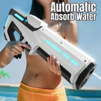 42cm Electric Water Guns for Adults High Pressure Automatic Absorb Water Watergun Summer Outdoor Beach Pool Toys for Kids Gifts