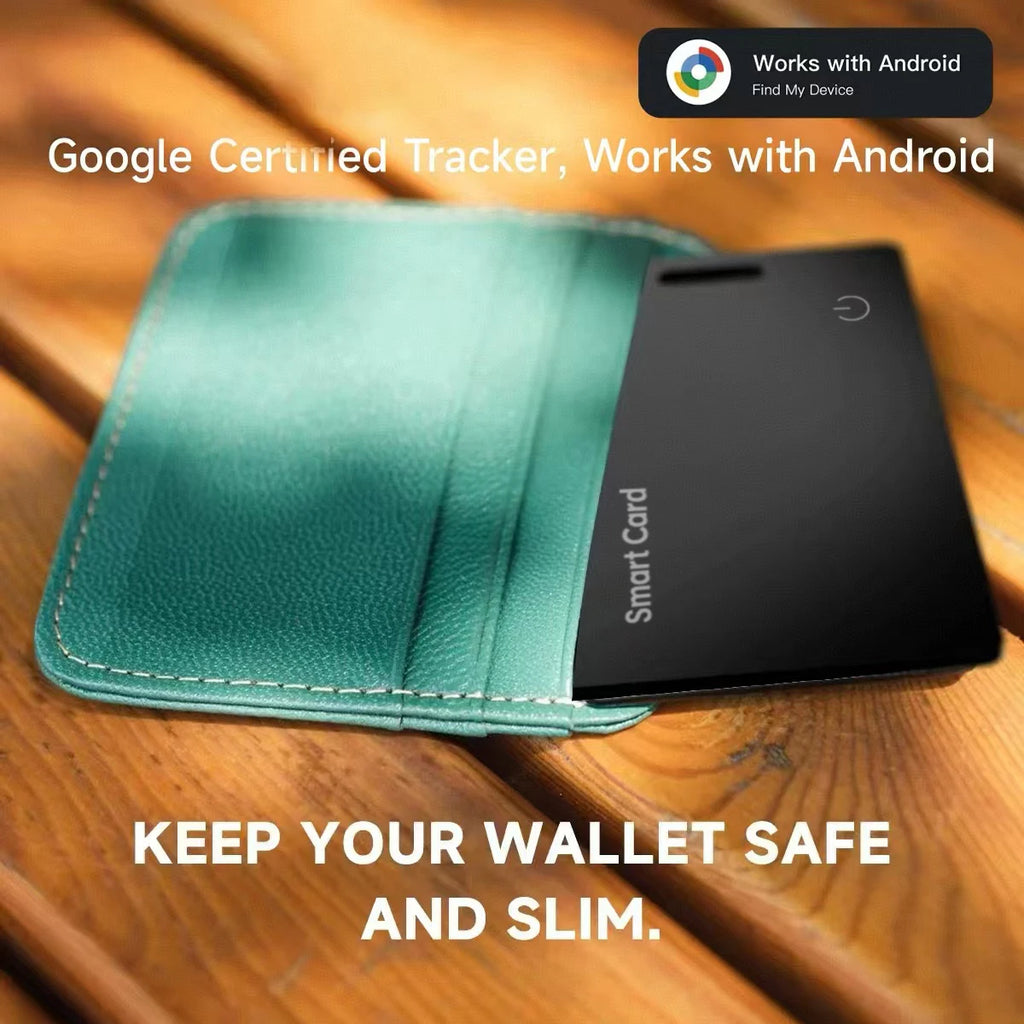Slim Wallet Tracker Card – Ultra-Thin Bluetooth Smart Tag for Wallet & Luggage