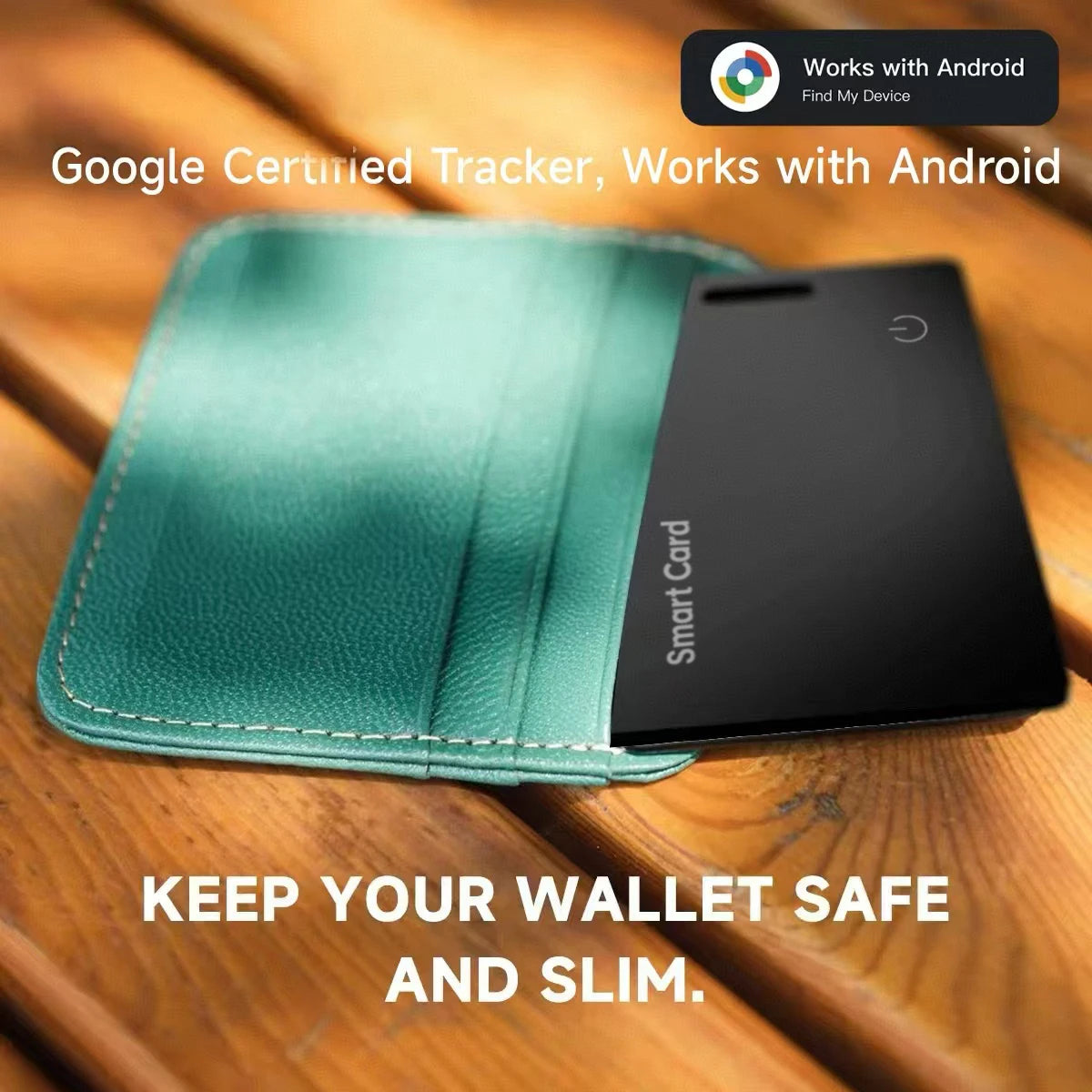 Slim Wallet Tracker Card – Ultra-Thin Bluetooth Smart Tag for Wallet & Luggage