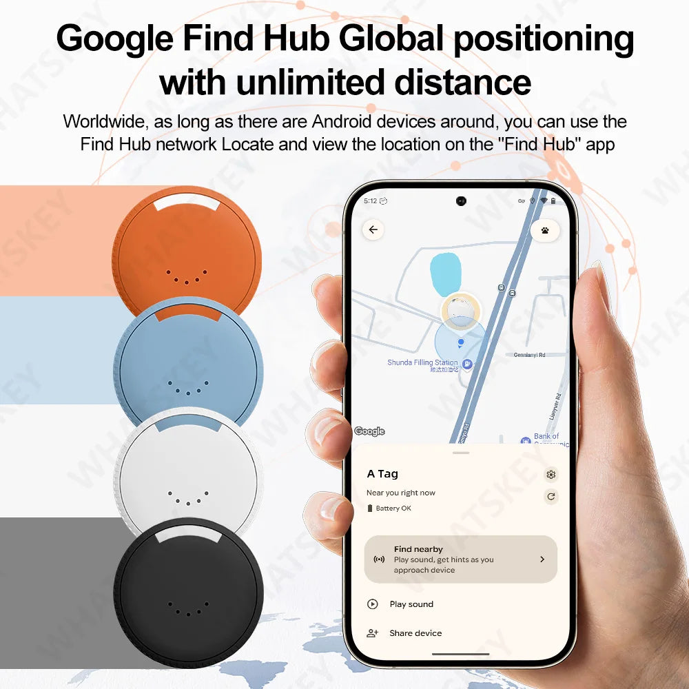 Android Google Find My Smart Gps Tracker Location Portable GPS Tracker Android Anti-Lost Alarm GPS Location Tracker Location Tag