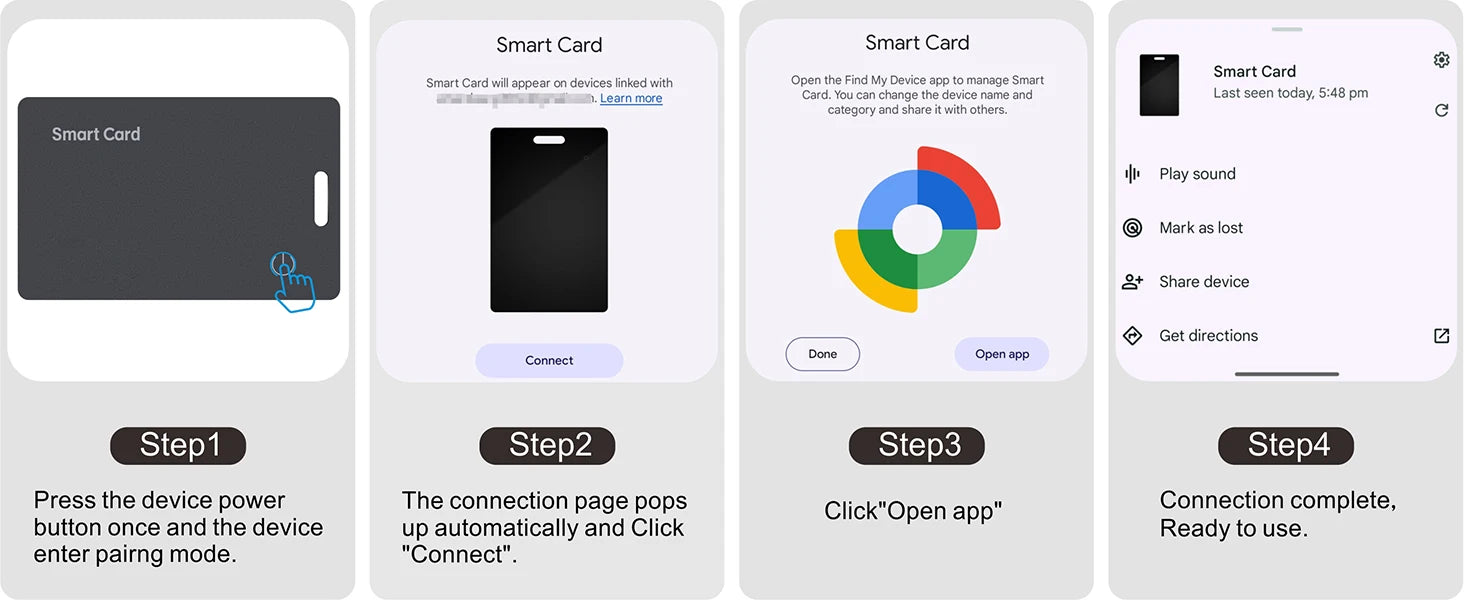 Slim Wallet Tracker Card – Ultra-Thin Bluetooth Smart Tag for Wallet & Luggage