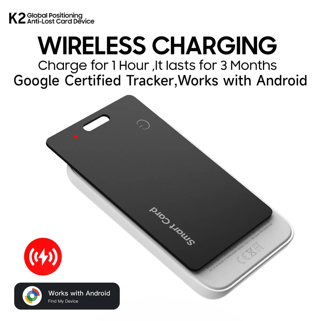 Slim Wallet Tracker Card – Ultra-Thin Bluetooth Smart Tag for Wallet & Luggage