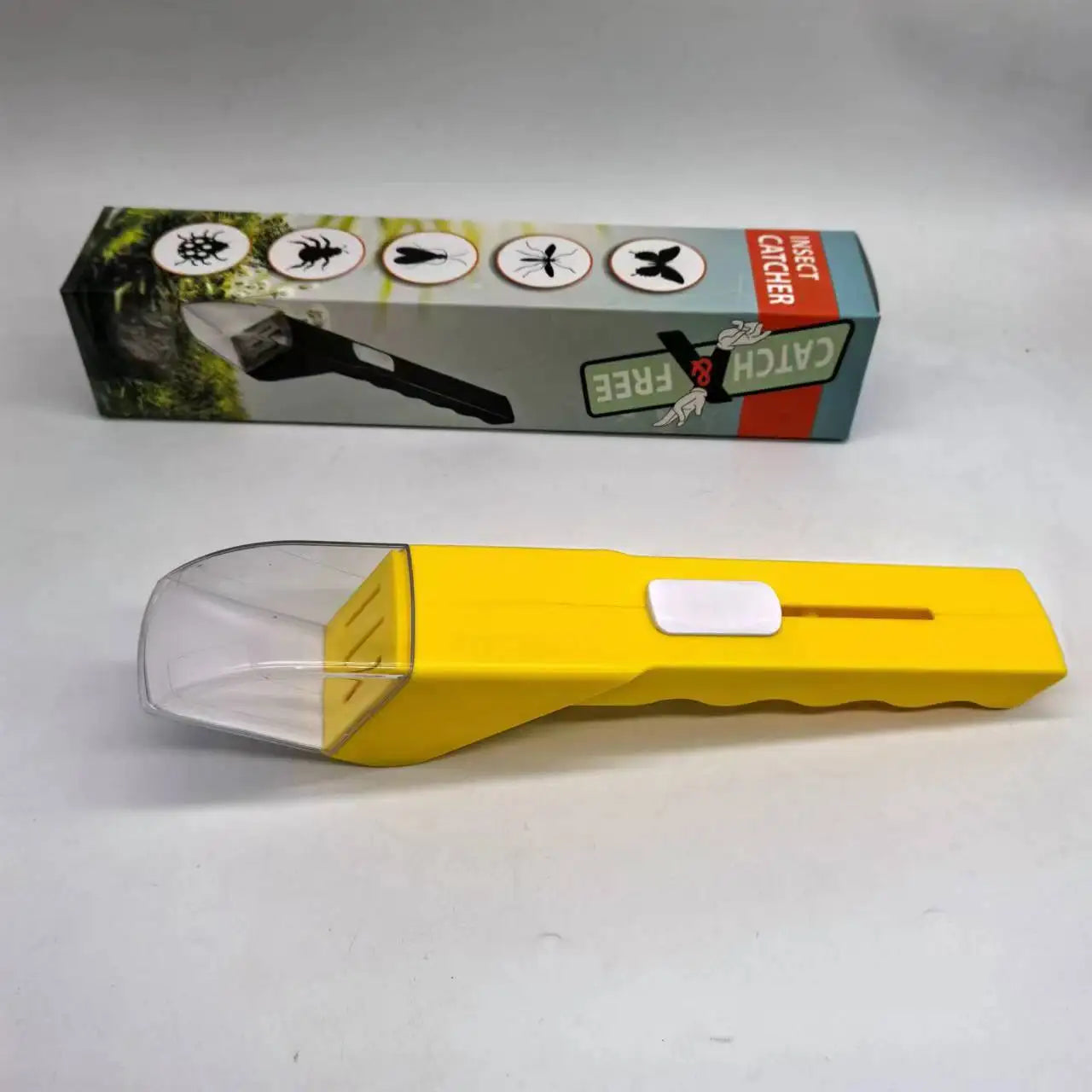 Handheld Insect Catcher Tool Portable Fly Catcher Bug Grabber Spider Catcher Insect Trap for Home Kitchen Kids Learning Tool