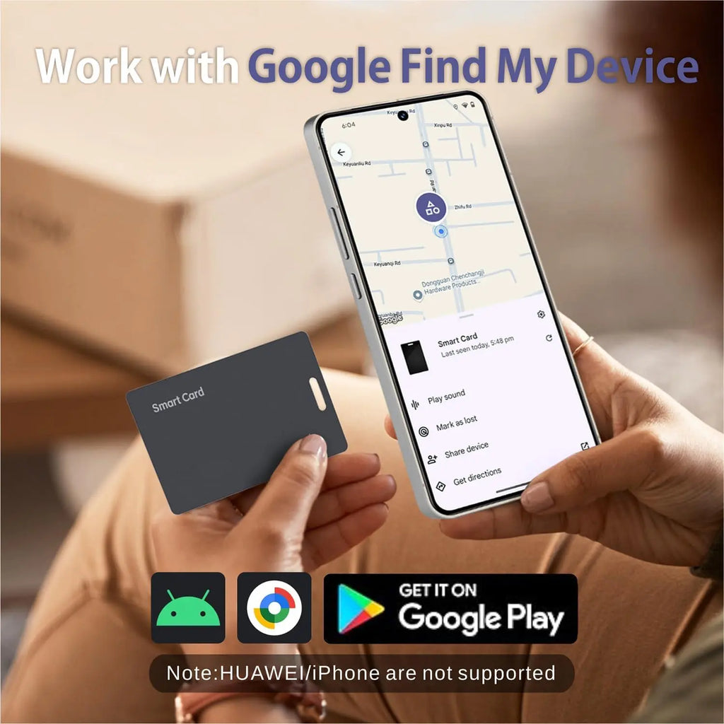 Slim Wallet Tracker Card – Ultra-Thin Bluetooth Smart Tag for Wallet & Luggage