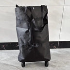 Foldable Portable Shopping Cart with Wheels | Lightweight Backpack-Style Hand Cart for Home Use