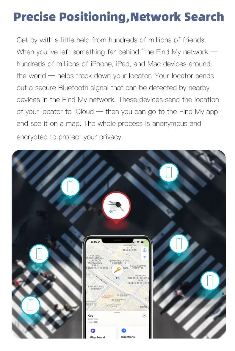 Smart Bluetooth Tracker – Key, Wallet & Luggage Finder