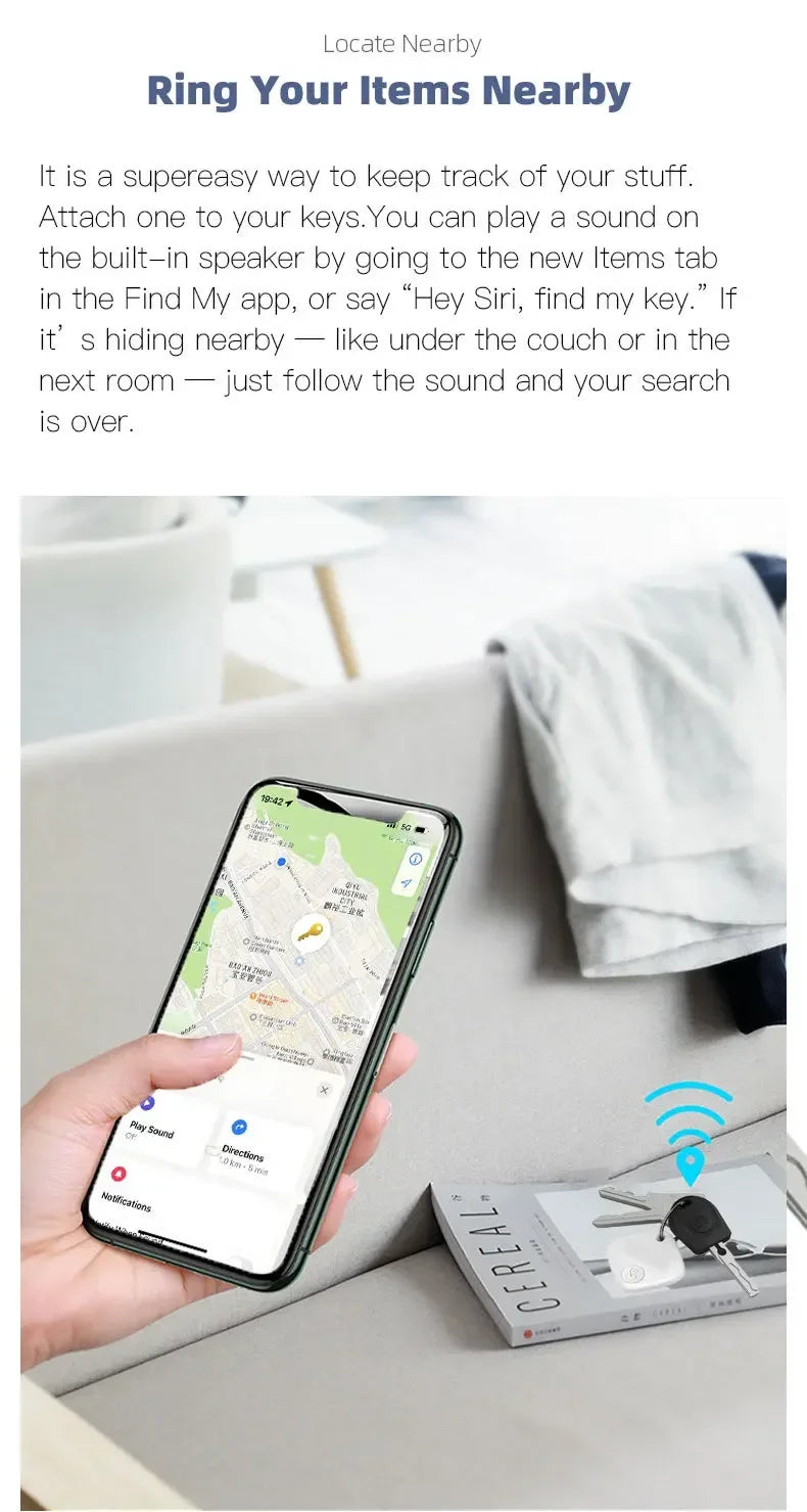 Smart Bluetooth Tracker – Key, Wallet & Luggage Finder
