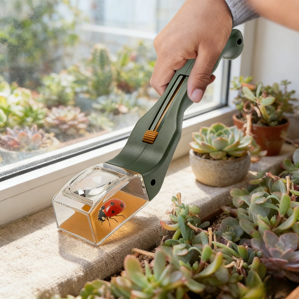 Handheld Insect Catcher Tool Portable Fly Catcher Bug Grabber Spider Catcher Insect Trap for Home Kitchen Kids Learning Tool